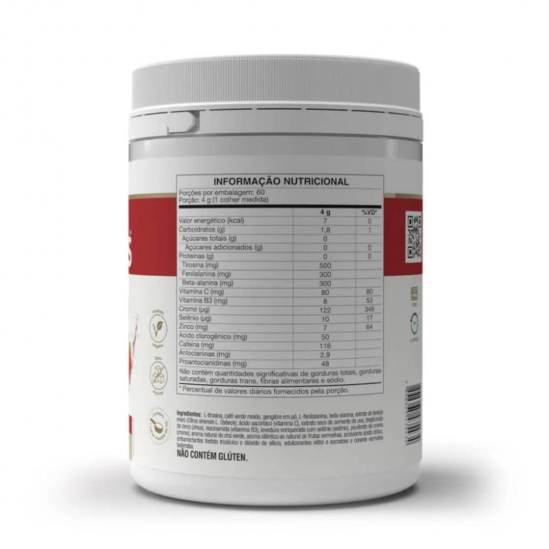 Termo Plus (240g) - Sabor: Frutas Vermelhas, Gengibre e Chá Verde