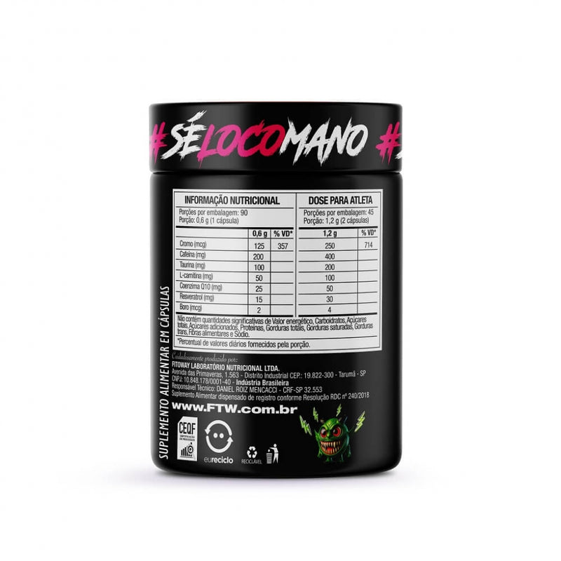 Diabo Verde Thermo Crazy (90 caps) - Padrão: Único