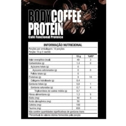 Body Coffee Protein Display (10 sachês 15g) - Sabor: Cacau