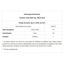 Creatine Turbo Refil (1kg) - Padrão: Único