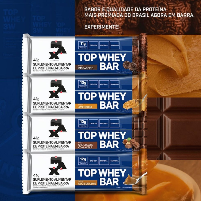 Top Whey Bar (41g) - Sabor: Doce de Leite