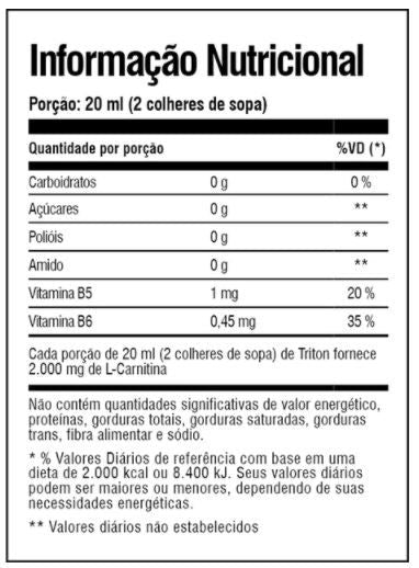 Triton (320 ml) - Padrão: Único
