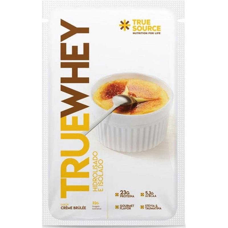 True Whey Display 320g (10 Sachês de 32g) - Hidrolisado e Isolado - Sabor: Vanilla Creme Brulle