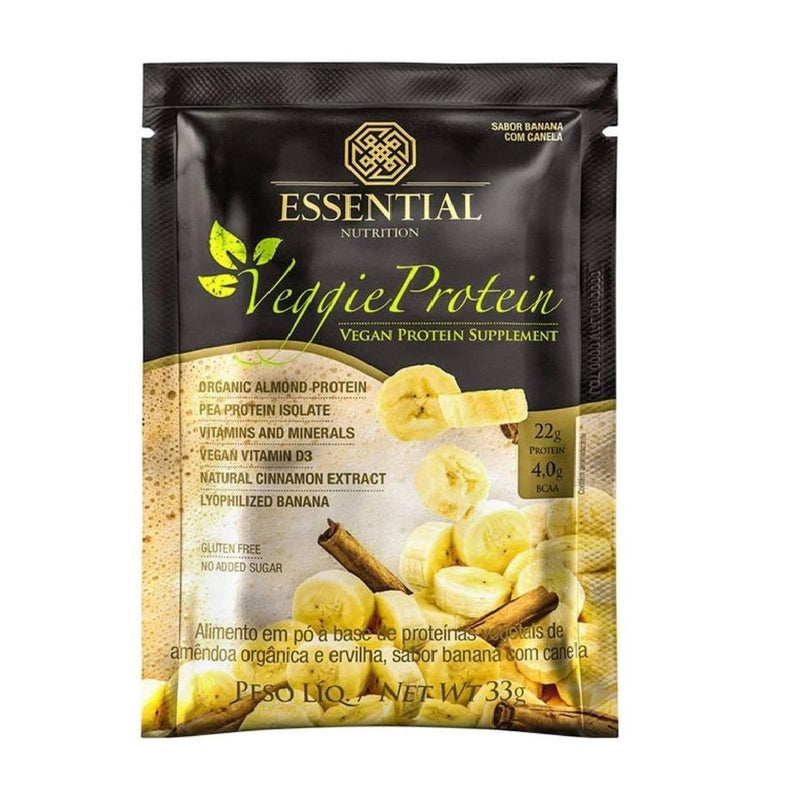 Veggie Protein Banana com Canela Sachê (33g) - Sabor: Banana c/ Canela
