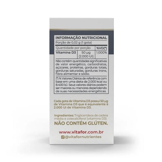 Vita D3 2.000UI (10ml) - Padrão: Único
