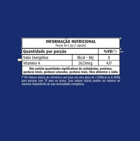 Vitamina A - 280mg (60 caps) - Padrão: Único