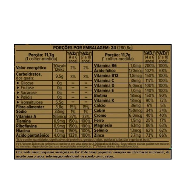 Vitamini Juice Lata (280,8g/24Ds) - Sabor: Laranja