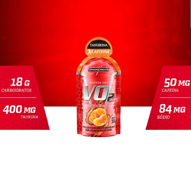 Vo2 Gel X-Caffeine (30g) - Sabor: Chocolate