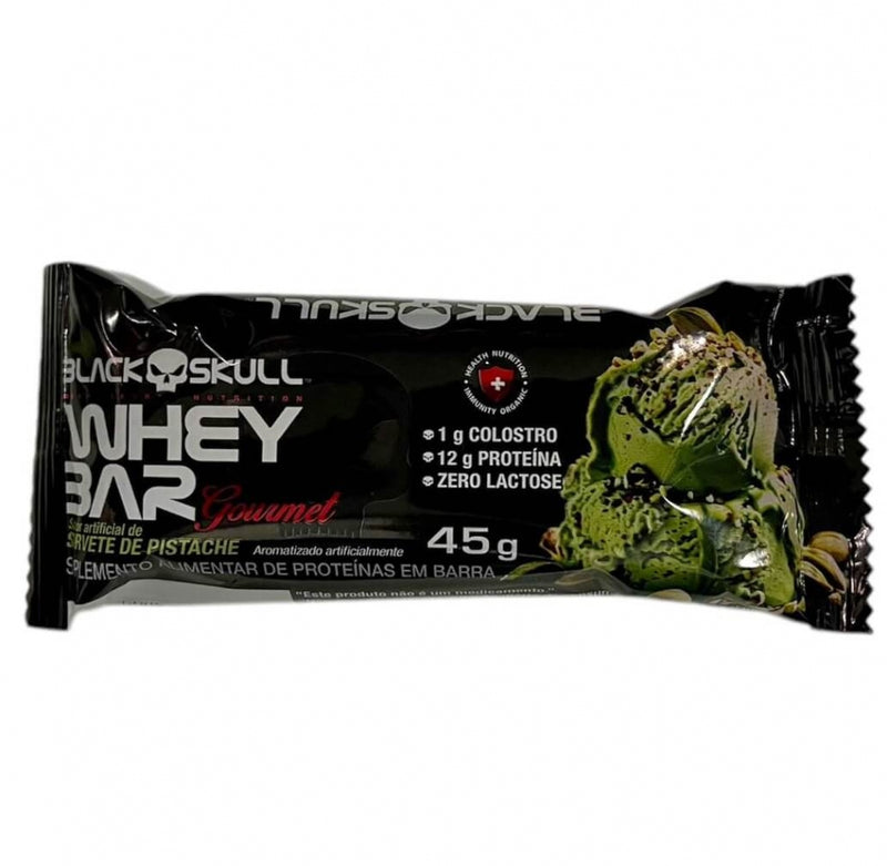 Whey Bar Gourmet (45g) - Sabor: Sorvete de Pistache
