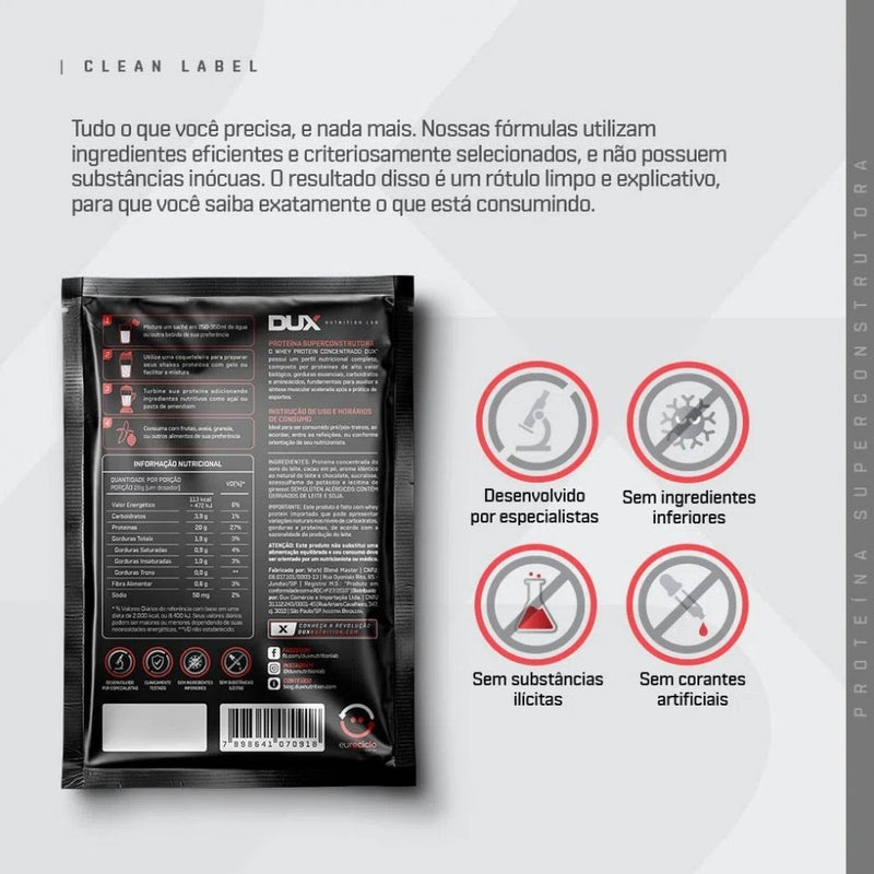 Whey Protein Concentrado (Sachê 30g) - Sabor: Capuccino