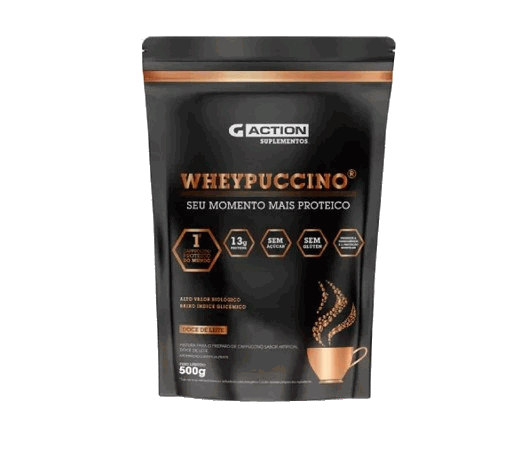 Wheypuccino Refil (500g) - Sabor: Doce de Leite